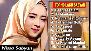 TOP 10 LAGU NISSA SABYAN