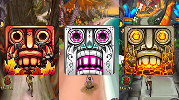 Temple Run 2 Jungle Fall Vs Temple Run 2 Spirits Cove Vs Temple Run 2 Volcano Island