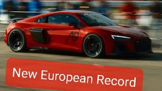 New European Record in Half Mile Audi R8 2500 hp