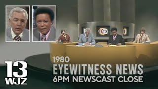 Wjz-Tv Baltimore Eyewitness News 6Pm Newscast Close 1980 Wjz 13