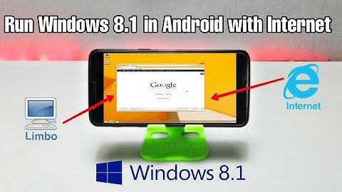 Run Windows 8.1 with Internet in Android Phone Using Limbo PC Emulator | Windows in Android