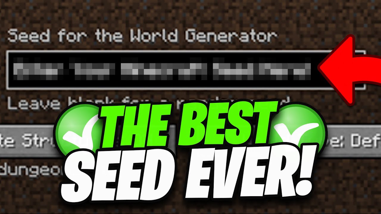 Top 6 Minecraft SEEDS of All Time! YouTube