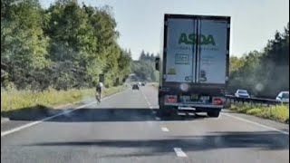 Can cyclists legally use 70mph dual carriageways in the UK? screenshot 2