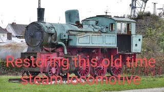 restoring this old-time steam locomotive