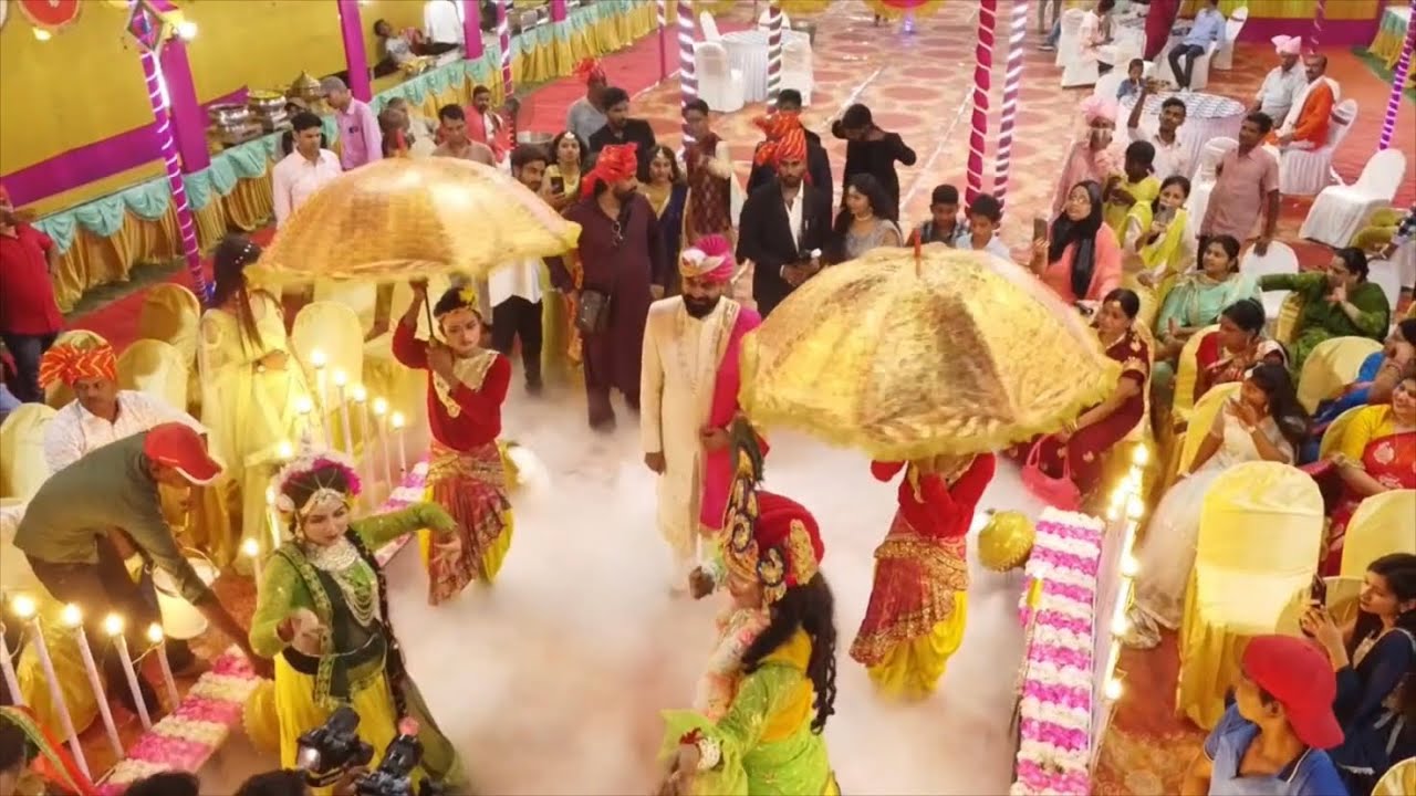 Groom Entry Low Fog Theme 🔥| dryice entry | low smoke | Shree Events Bhagalpur