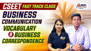 CSEET - Business Communication | Vocabulary & Business Correspondence | Divya Agarwal