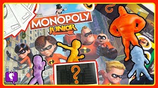 the incredibles play monopoly jr by hobbykidstv