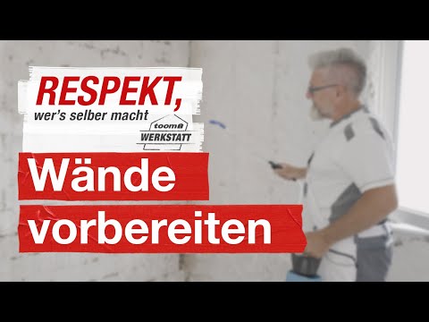 Video: Untergrundvorbereitung Beim Verputzen Von Wänden