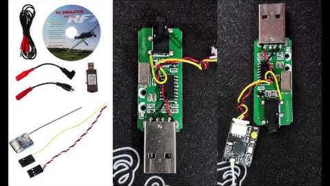 How to connect a Transmitter to PC wireless for flight simulators