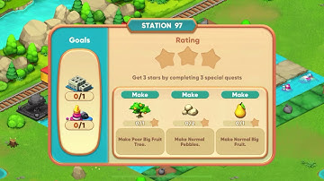 Merge Train Town #Station 97 get 3 stars