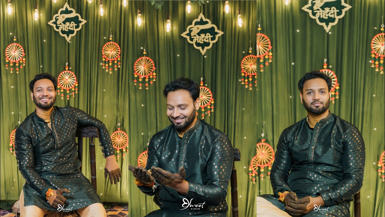 The Darker The Color, The Deeper The Love 🌿 | Zaheer’s Mehendi Highlights