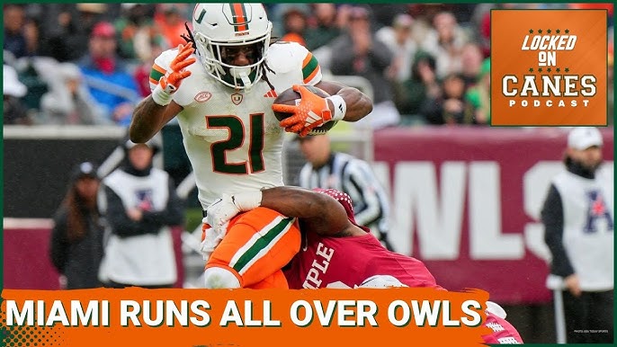 Miami football success on third down begins by stopping the run