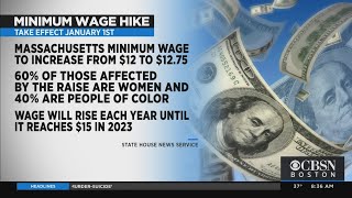 Massachusetts Minimum Wage Hike Set To Take Effect In 2020