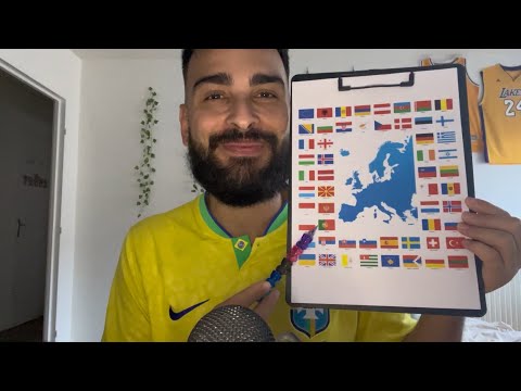 ASMR Geography Test (Flag Special) 🌍