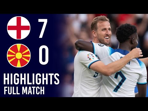 England vs North Macedonia 7-0 | EURO 2024 Qualification - Highlights &amp; All Goals