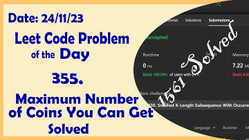 1561 || Maximum Number of Coins You Can Get || C++ || Leetcode Daily Challenge