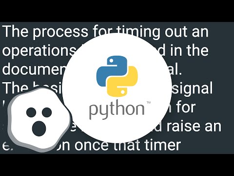 Timeout function if it takes too long to finish