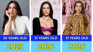 Dua Lipa — Age Transformation From 0 To 31 Years Old (1995 - 2026)