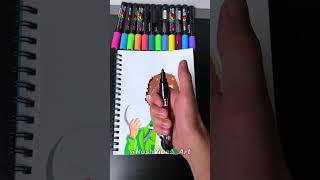 Drawing Dream After Seeing His Face Reveal! Satisfying! (#shorts)