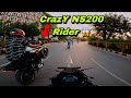 Crazy ns200 rider se lagi street race   vamp is back in action  close calls 