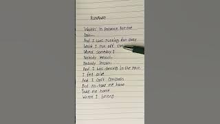 Aurora ~ Runaway song lyrics #popular #musiclyrics #aurora #runaway #trend