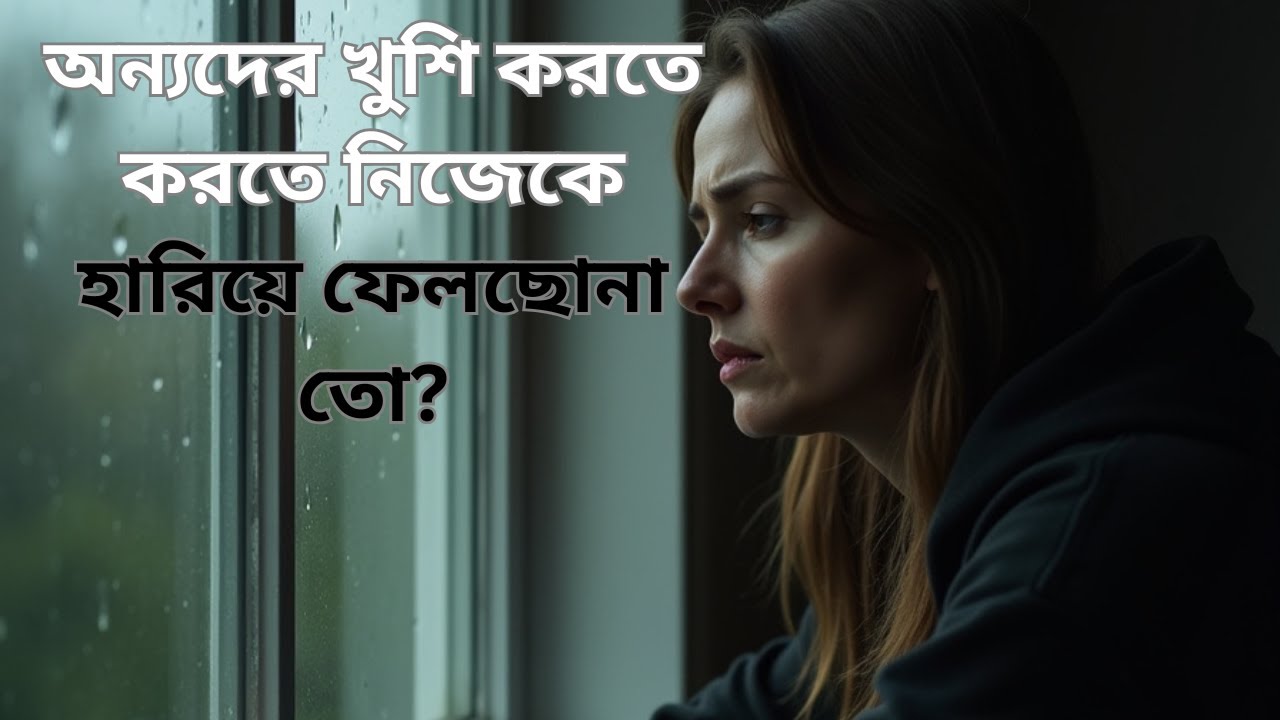 অন্যদের খুশি করতে করতে নিজেকে হারিয়ে ফেলছো না তো ?#motivationalspeech #motivation #lifelessons