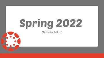 Spring 2022 Canvas Course Setup Walkthrough
