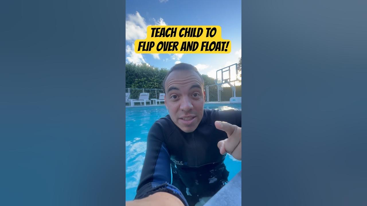 HOW TO TEACH A CHILD TO ROLL OVER AND FLOAT ON THEIR BACKS IN THE POOL Survival Swim Lesson