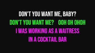 Don't You Want Me • The Human League • Lyrics To Training