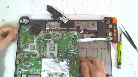 HP Compaq Presario CQ61 Disassembly / FAN Cleaning
