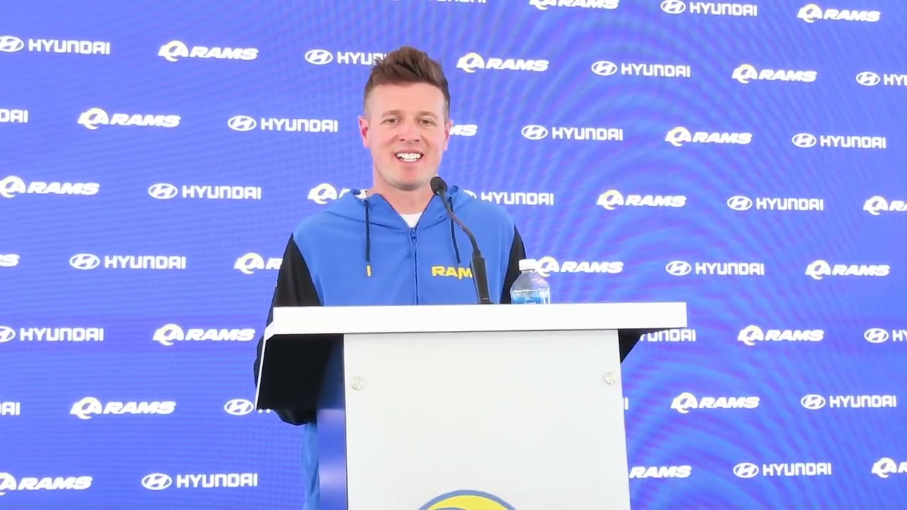 Координатор нападения «Рэмс» Майк ЛаФлер пообщался с представителями СМИ перед воскресным матчем ...