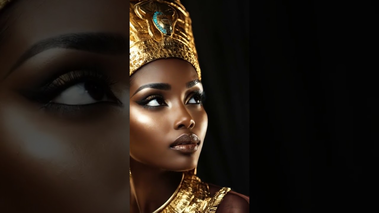 Regal Elegance: The Golden Queen Look 