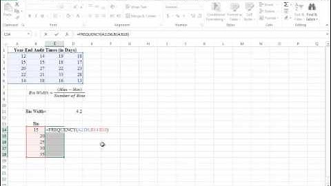MIS 412: Chapter 2 Topic - Bin Width Demonstration - Audit Data