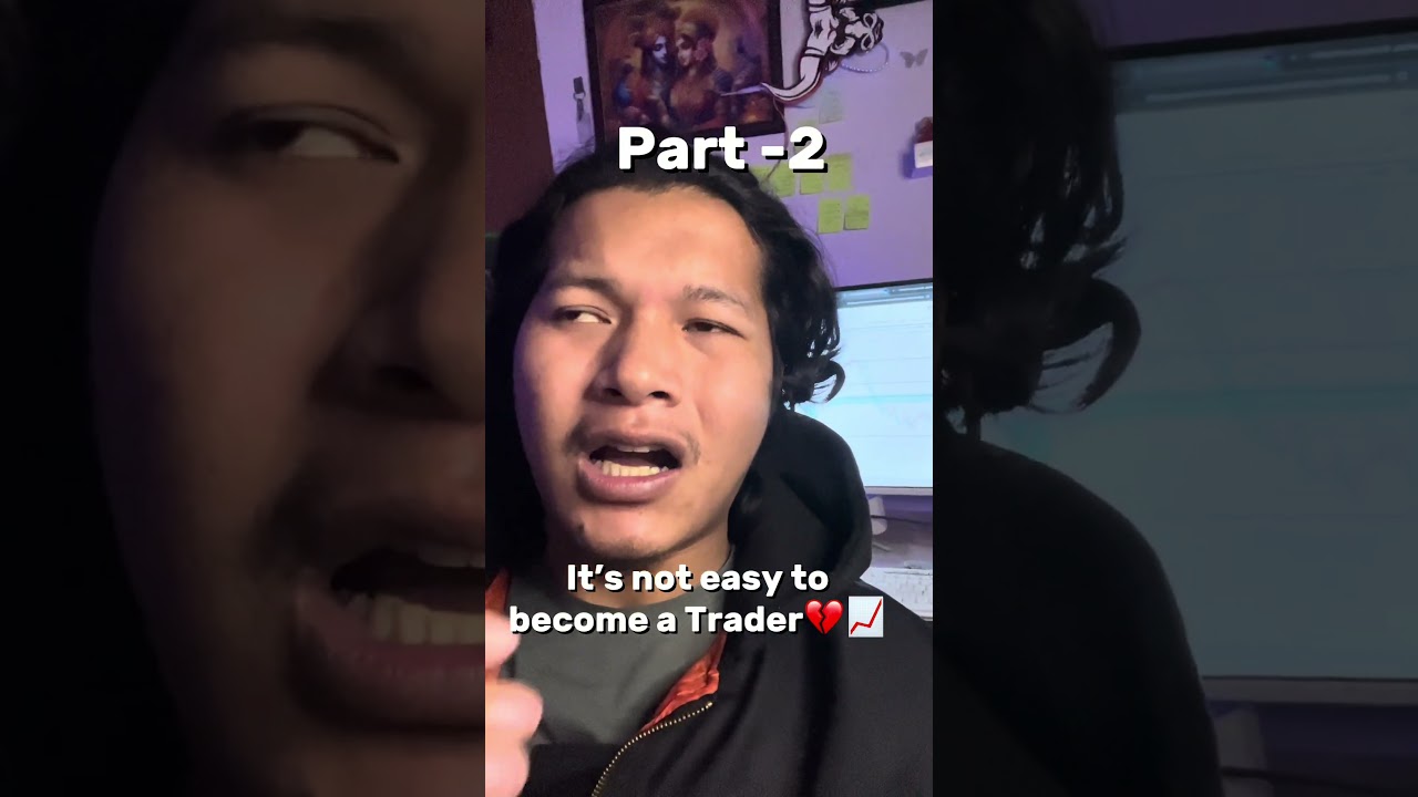 Its no easy to become a trader💔🥲 