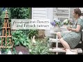 Handmade farmhouse flower arrangements and French tuteurs | This week on the homestead episode 9