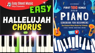 Hallelujah Chorus - Piano Tutorial for Beginners I Easy Sheet Music PDF I SLOW