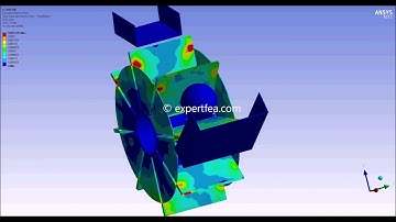 1st in the World!!! ANSYS WB Explicit Dynamics - Rigid ball falling on a flexible shell wheel
