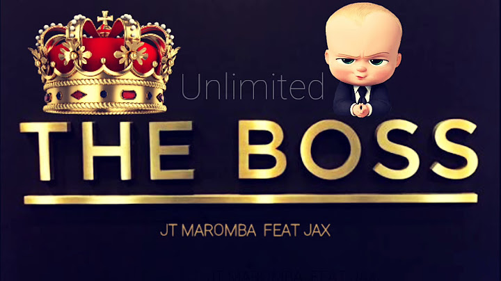 Jt - The Boss Feat Jax