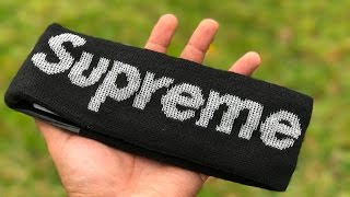 Supreme FW 16 Reflective Headband + Who 