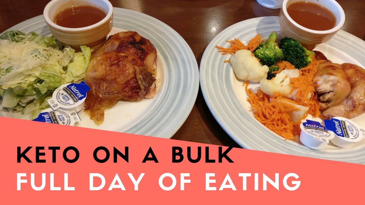 // KETO FULL DAY OF EATING WHILE BULKING // Getting judged for eating