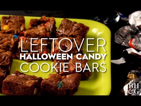 Leftover Halloween Candy Cookie Bars Fun With Food Better