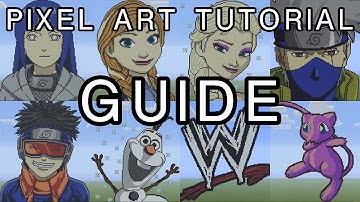 Minecraft Pixel Art Tutorial Guide