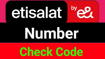 how to know etisalat number owner | How to check UAE Etisalat SIM number| etisalat number check code