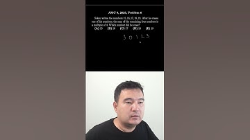 AMC 8, 2025 - Problem 6 #maths