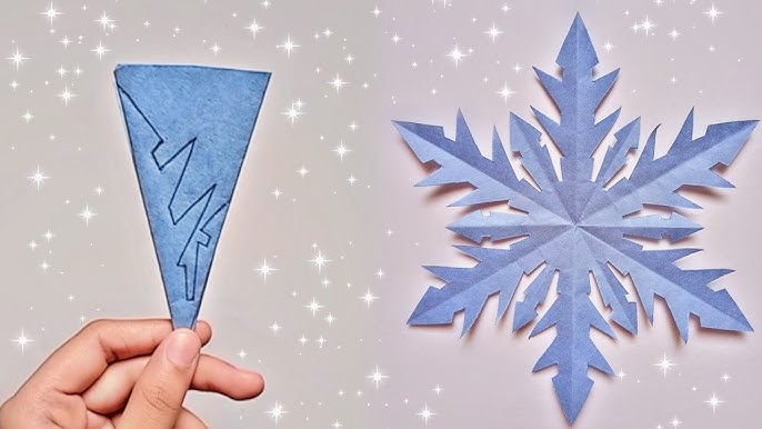 How to make Snowflakes out of paper - Paper Snowflake #44 - Christmas  Ornaments 