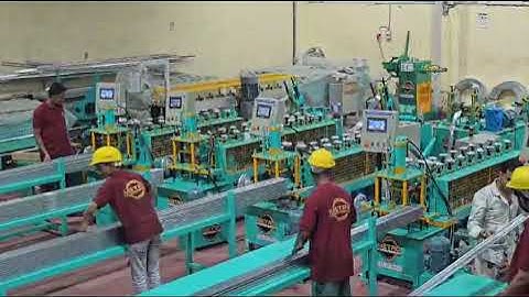 Gypsum Ceiling channel roll forming machine | Available on IndiaMART