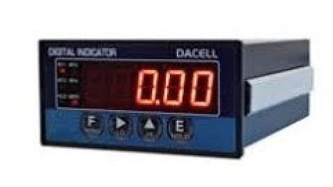 DACELL INDICATOR CALIBRATION DN10w | Instrumentation