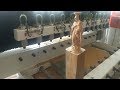 4 axis 12 heads CNC router for carving wooden buddha statue