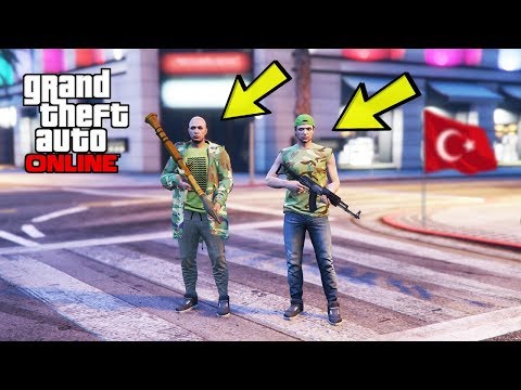 GTA 5 - DARBE GIRIŞIMINI DURDURAN IKI TÜRK ASKER (ROLEPLAY #3)