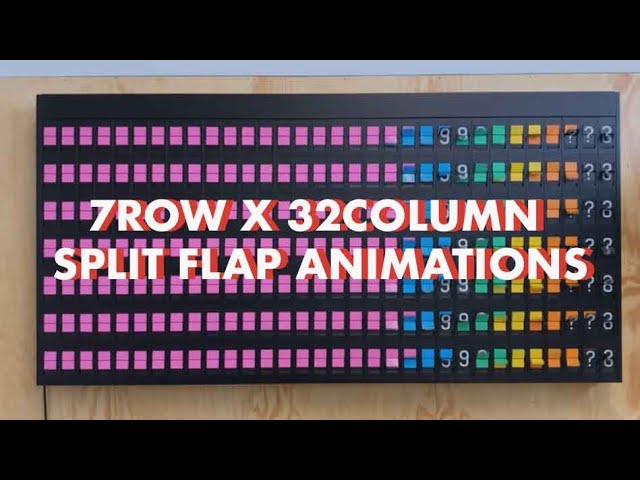 Thomas Pink Split Flap Display